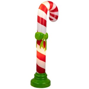 Northlight 42" Lighted Blow Mold Candy Cane Outdoor Christmas Decoration - 1 of 4