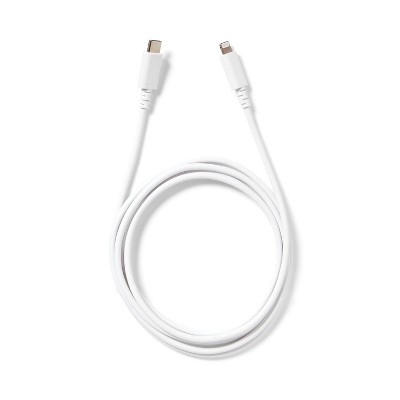 5&#39; Lightning to USB-C Charging Cable - dealworthy&#8482; White