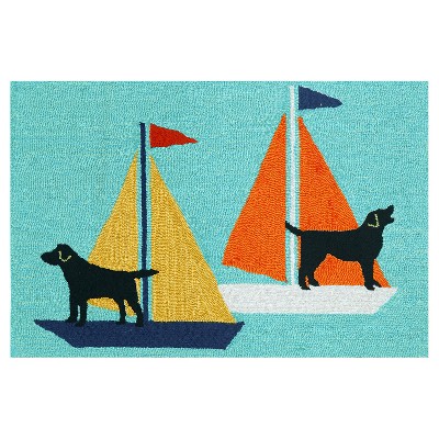 Frontporch Sailing Dogs Rug - Liora Manne