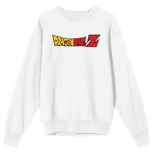 Dragon Ball Z Super Saiyan Goku Crew Neck Long Sleeve White Adult Sweatshirt - 1 of 4