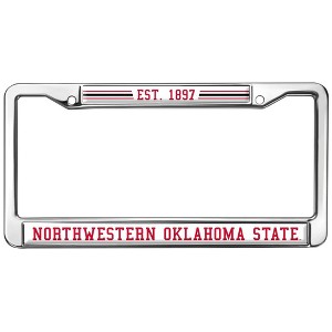 Northwestern Oklahoma State University Full Size Standard License Plate Metal Frame - 1 of 4