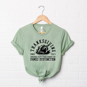 Simply Sage Market Women's Thanksgiving Family Dysfunction Short Sleeve Graphic Tee - 1 of 2