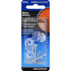 Hillman AnchorWire Holder Kit Mirror Holder 4 pk (Case of 10) - 1 of 1