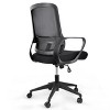 Elama Mid Back Adjustable Mesh and Fabric Office Chair in Black - 3 of 4