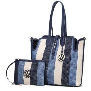 MKF Collection Juliana Oversize Vegan Leather Tote Bag and Wristlet by Mia K - 1 of 4