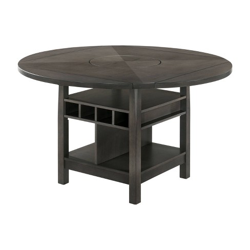 60 Summerland Round Counter Height, Round Extendable Dining Table Counter Height