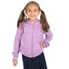 Leveret Kids Zipper Classic Solid Color Sweat Hoodie - 2 of 3
