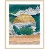 Amanti Art Breaking Shore III by Grace Popp Wood Framed Wall Art Print - 4 of 4