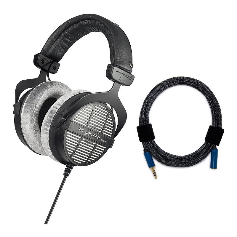 Beyerdynamic DT 990 PRO 250-Ohm Open Studio Headphone with Knox Gear Cable, 1 of 4