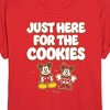 Women's - Disney - Just Here For The Cookies Oversized Graphic T-Shirt - 2 of 4