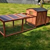 Jojoka Wooden Chicken Coop with Weatherproof Oxford Cloth, Fits 5 Chickens - 3 of 4