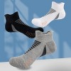 SERISIMPLE Women Low Cut Performance Cotton Viscose Bamboo Socks Athletic Cushion Compression Socks 3 Pairs - 4 of 4