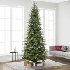 Puleo 12' Pre-lit Slim Balsam Fir Artificial Christmas Tree with Clear Lights - 4 of 4