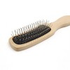 Unique Bargains Stainless Steel Pin Cushion Hair Brush Light Beige 8.3" x 1.8" x 1.2" 1Pc - 3 of 3