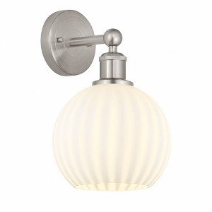 White Venetian - 1 Light Wall Sconce In Modern Style-12.25 Inches Tall and 8 Inches Wide - 1 of 1