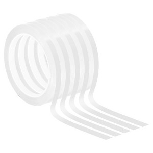 Unique Bargains Adhesive Versatile DIY Art Graphic Chart Thin Whiteboard Tape 5 Pcs - 1 of 4