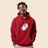Dalix Giant Ghost Embroidered Hoodie Soft Fleece Hood Sweatshirt Mens - 3 of 4