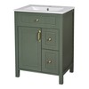 Merax 24-Inch Bathroom Vanity with Ceramic Sink, Soft Close Doors & Drawers - 4 of 4