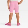 Grayson Mini Toddler Girls' Rib Biker Shorts - 2 of 3