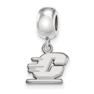 Black Bow Jewelry Sterling Silver Central Michigan Chippewas NCAA Bead Charm