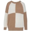Women's Checkered Knit Sweater - LASCANA - 4 of 4