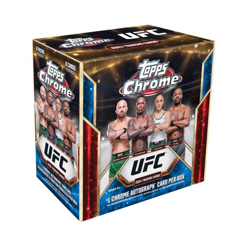 2024 Topps UFC Chrome Ultimate Fighting Trading Card Mega Box, 1 of 4