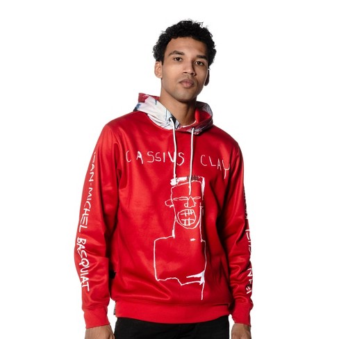 Members Only Men's Basquiat X Members Only Hoodie Jacket - Red-RED-Small