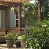 Crescent Garden In/Outdoor Emma Round Plastic Flower Planter Pot - 3 of 3
