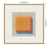 Amanti Art Midcentury Modern Squares No 1 by The MIUUS STUDIO Canvas Wall Art Print Framed 22 x 22-in. - 3 of 4