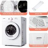 EUHOMY Compact Electric Dryer in White - 4 of 4