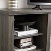 Wooakway Large TV Stand TV Desk Storage Rack with Faux Stacked Stone Surround - 4 of 4