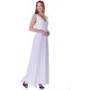 Womens V-Neck Tie Back Empire Waist Sleeveless Maxi Dress - 24seven Comfort Apparel™ - 2 of 4