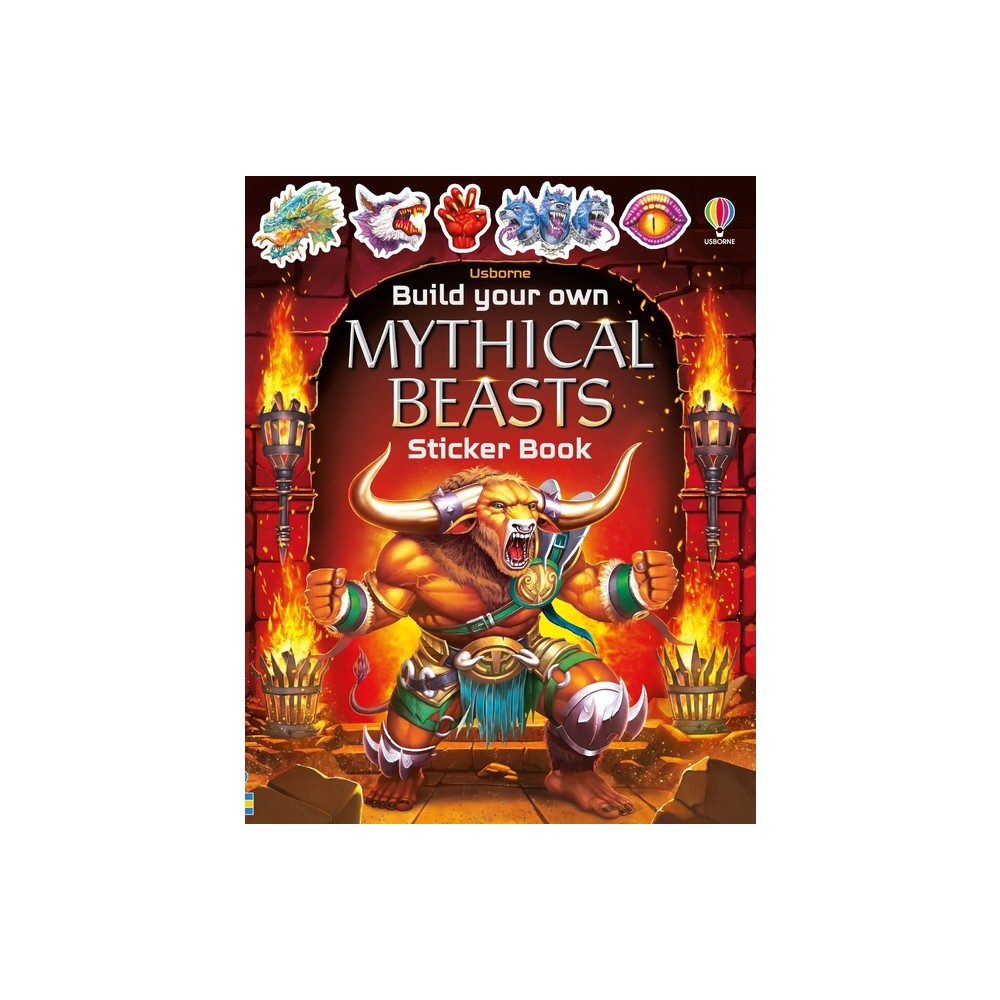 Build Your Own Mythical Beasts - (Build Your Own Sticker Book) by Simon Tudhope (Paperback)