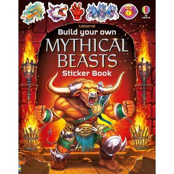 Build Your Own Mythical Beasts - (Build Your Own Sticker Book) by  Simon Tudhope (Paperback)