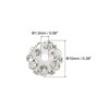 Unique Bargains Round Ball DIY Rhinestone Clay Beads for Jewelry Making 120 Pcs - 2 of 4