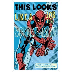 Trends International Marvel Comics Spider-Man - Looks Like A Job Framed Wall Poster Prints - 1 of 4