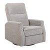 Fabric Swivel Gliding Recliner with Easy Assembly and Transitional Design - 2 of 4