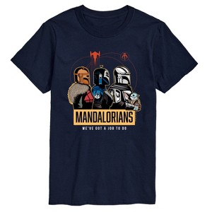 Men's - Star Wars - The Mandalorian Mando Space Short Sleeve Graphic T-Shirt - 1 of 3