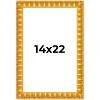 PosterPalooza | 14x22 Bamboo Picture Frame, UV Acrylic, 4 Finishes - Brown, Black, Gold, and Natural - 2 of 4