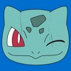 Men's Pokemon Bulbasaur Wink Face Pull Over Hoodie - 2 of 4