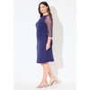 Catherines Petite Ponte Knit Pencil Dress - 4 of 4