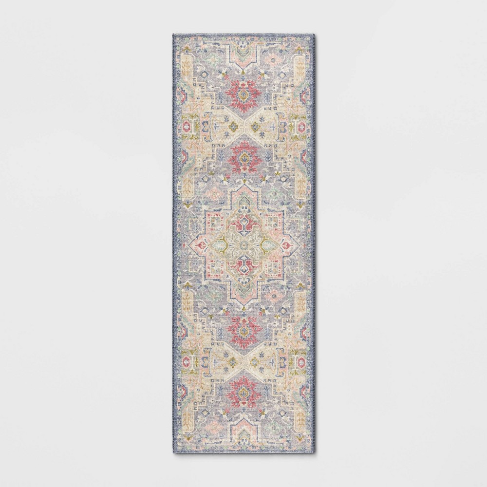 2'4"x7' Zebrina Medallion Persian Style Printed Accent Rug - Opalhouse