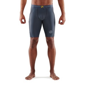 SKINS SERIES-3 MEN'S HALF TIGHTS CHARCOAL - 1 of 4