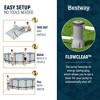 Bestway Steel Pro MAX Round Above Ground Swimming Pool Set with Metal Frame Filter Pump, Ladder, and Cover - 4 of 4