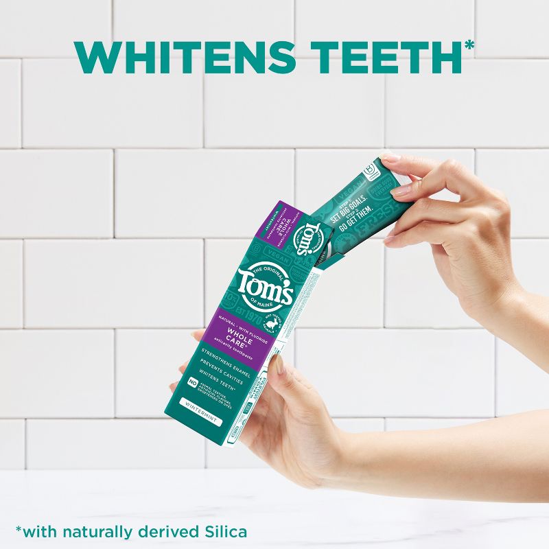 Tom&#39;s of Maine Whole Care Toothpaste - Wintermint - 3pk/4oz, 5 of 9
