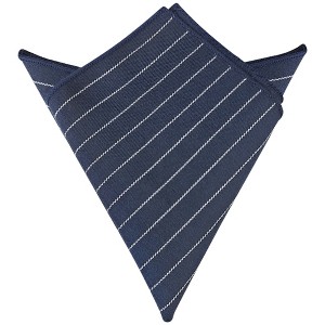 INSPIRE CHIC Men's Stripes Pattern Decorative Pocket Square - 1 of 4