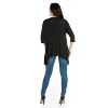 24seven Comfort Apparel Women's Elbow Length Sleeve Cardigan - 3 of 4