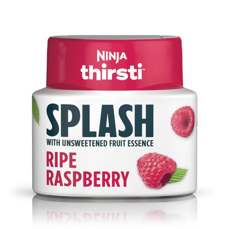 Ninja Thirsti SPLASH Unsweetened Ripe Raspberry Flavored Water Drops, 1 of 5