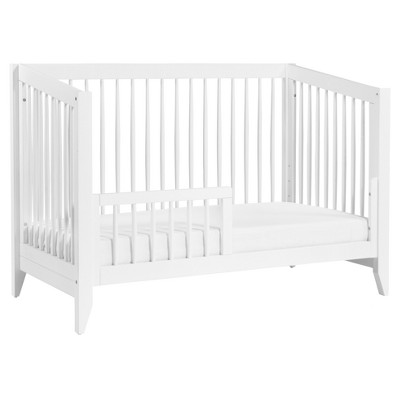 Sprout White 4-in-1 Convertible Crib with Tapered Feet