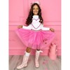 XOXO Embroidered Sweater and Heart Patch Tutu Skirt Set Mia Belle Girls - 4 of 4